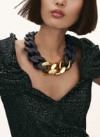 VANESSA BARONI Halskette GREAT, Farbe: SCHWARZ/ GOLD (Bild 1)