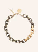 VANESSA BARONI Halskette TANK, Farbe: GOLD/ OLIV (Bild 1)