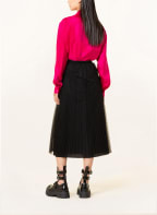 RED VALENTINO Tulle skirt, Color: BLACK (Image 1)