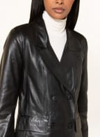 SCHYIA Lederblazer RACHEL , Farbe: SCHWARZ (Bild 1)