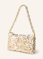 abro Schultertasche mit Pailletten , Farbe: ECRU/ GOLD (Bild 1)