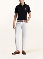 POLO RALPH LAUREN Piqué-Poloshirt Custom Slim Fit, Farbe: SCHWARZ (Bild 1)