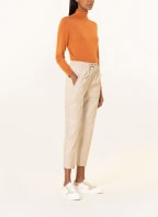 HERZEN'S ANGELEGENHEIT 7/8-Hose in Lederoptik , Farbe: CREME (Bild 1)