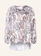 HERZEN'S ANGELEGENHEIT Blusenshirt aus Seide, Farbe: WEISS/ HELLROSA/ GRAU (Bild 1)