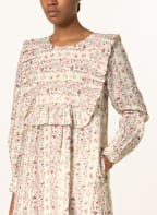 SEE BY CHLOÉ Leinenkleid DEVA mit Rüschen, Farbe: WEISS/ ROT/ GRÜN (Bild 1)