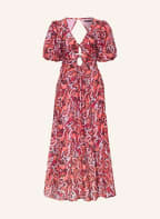Magali Pascal Kleid PALLIDA mit Seide , Farbe: LACHS/ HELLLILA/ ROT (Bild 1)