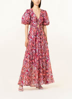 Magali Pascal Kleid PALLIDA mit Seide , Farbe: LACHS/ HELLLILA/ ROT (Bild 1)