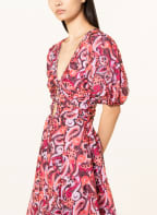 Magali Pascal Kleid PALLIDA mit Seide , Farbe: LACHS/ HELLLILA/ ROT (Bild 1)