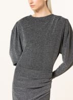 ISABEL MARANT ÉTOILE Kleid BENEDICTE mit Glitzergarn, Farbe: SCHWARZ/ SILBER (Bild 1)
