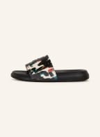 Alexander McQUEEN Slides, Color: DARK BLUE (Image 1)