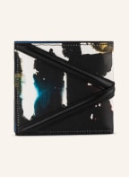 Alexander McQUEEN Card case, Color: BLACK/ WHITE/ BLUE (Image 1)