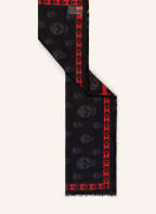 Alexander McQUEEN Scarf, Color: BLACK/ RED (Image 1)