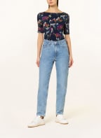 LAUREN RALPH LAUREN Shirt mit 3/4-Arm, Farbe: DUNKELBLAU/ FUCHSIA/ BLAU (Bild 1)