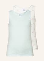 Sanetta 2er-Pack Tops , Farbe: WEISS/ MINT (Bild 1)