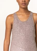 FABIANA FILIPPI Knit top with sequins, Color: TAUPE (Image 1)