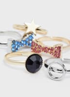 name it 4er-Pack Ringe, Farbe: GOLD (Bild 1)