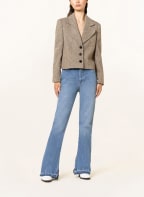 ba&sh Cropped-Blazer BLANCHE , Farbe: CREME/ HELLBRAUN (Bild 1)