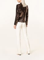 TED BAKER Longsleeve LOVATO mit Pailletten, Farbe: DUNKELBRAUN (Bild 1)