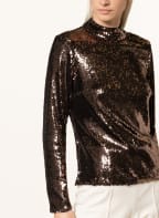 TED BAKER Longsleeve LOVATO mit Pailletten, Farbe: DUNKELBRAUN (Bild 1)