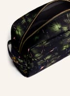 WOUF Kosmetiktasche PARADISE LARGE, Farbe: SCHWARZ/ GRÜN/ DUNKELBLAU (Bild 1)