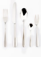 ALESSI 30-tlg. Besteckset NUOVO MILANO, Farbe: SILBER (Bild 1)