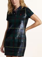 POLO RALPH LAUREN Kleid mit Pailletten, Farbe: DUNKELBLAU/ DUNKELGRÜN/ ROT (Bild 1)