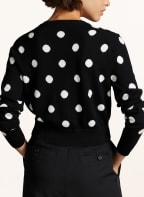 POLO RALPH LAUREN Strickjacke, Farbe: SCHWARZ/ WEISS (Bild 1)