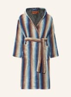 MISSONI Home Unisex bathrobe AYRTON , Color: BROWN/ LIGHT BLUE/ BLUE (Image 1)
