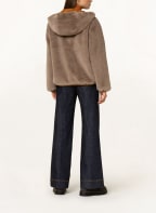 LUISA CERANO Faux fur jacket, Color: BEIGE (Image 1)