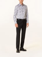 OLYMP Jerseyhemd No. Six 24/Seven super slim, Farbe: HELLGRAU/ SCHWARZ (Bild 1)