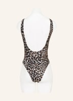 HUGO Swimsuit LEO, Color: BEIGE/ BLACK (Image 1)