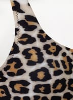 HUGO Swimsuit LEO, Color: BEIGE/ BLACK (Image 1)