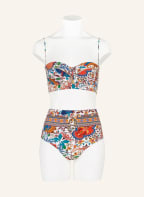 MARYAN MEHLHORN High waist bikini bottoms LIBERTINE, Color: WHITE/ BLUE/ RED (Image 1)