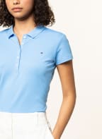 TOMMY HILFIGER Piqué-Poloshirt, Farbe: HELLBLAU (Bild 1)