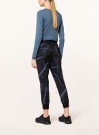 VENICE BEACH 7/8-Fitnesshose MARIEL, Farbe: SCHWARZ/ BLAU (Bild 1)