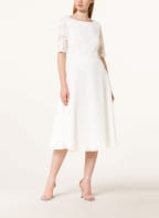 Vera Mont Cocktailkleid mit Spitzenbesatz, Farbe: WEISS (Bild 1)