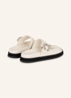 JIMMY CHOO Slides MARGO FLAT , Color: WHITE (Image 1)