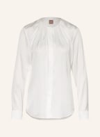 BOSS Silk blouse BANORA, Color: WHITE (Image 1)