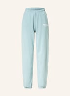 SPORTY & RICH Sweatpants, Farbe: HELLBLAU/ WEISS (Bild 1)
