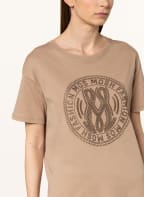 MOS MOSH T-Shirt LEAH HOLY mit Schmucksteinbesatz, Farbe: BEIGE (Bild 1)