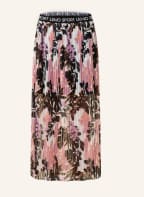 LIU JO Pleated skirt , Color: BLACK/ WHITE/ PINK (Image 1)