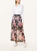 LIU JO Pleated skirt , Color: BLACK/ WHITE/ PINK (Image 1)