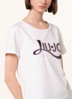 LIU JO T-shirt with decorative gems , Color: WHITE (Image 1)