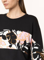 LIU JO Sweatshirt , Color: BLACK/ WHITE/ PINK (Image 1)