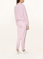 LIU JO Sweatjacke mit Schmucksteinbesatz , Farbe: ROSA/ SCHWARZ/ WEISS (Bild 1)
