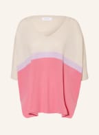 darling harbour Oversized-Strickshirt aus Cashmere, Farbe: BEIGE/ PINK/ HELLLILA (Bild 1)