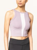 PUMA Cropped-Top EXHALE mit Mesh, Farbe: ALTROSA (Bild 1)