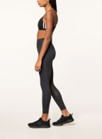 adidas 7/8-Tights mit Mesh-Einsätzen, Farbe: DUNKELGRAU (Bild 1)