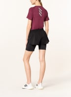 adidas 2-in-1-Laufshorts RUN ICONS, Farbe: SCHWARZ (Bild 1)