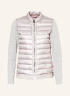 MILESTONE Sweatjacke POWDER im Materialmix, Farbe: HELLGRAU/ GRAU (Bild 1)